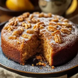 Gâteau Moelleux aux Noix