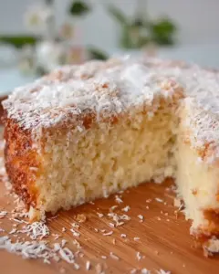 Gâteau Moelleux à la Noix de Coco