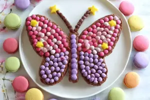 Gâteau Papillon au Chocolat pour Anniversaire