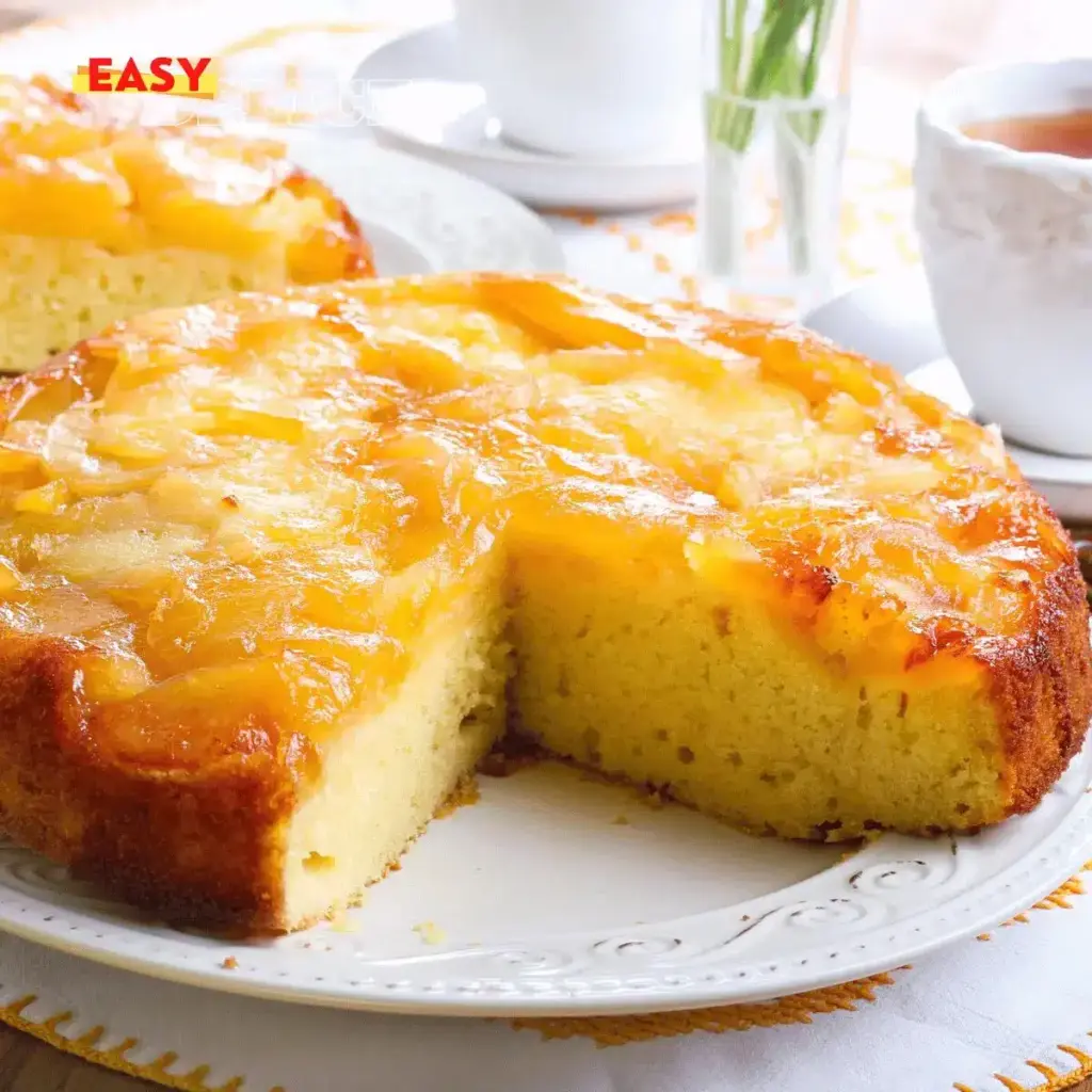 Gâteau Renversé aux Pommes Caramélisées : Un Dessert Moelleux et Savoureux