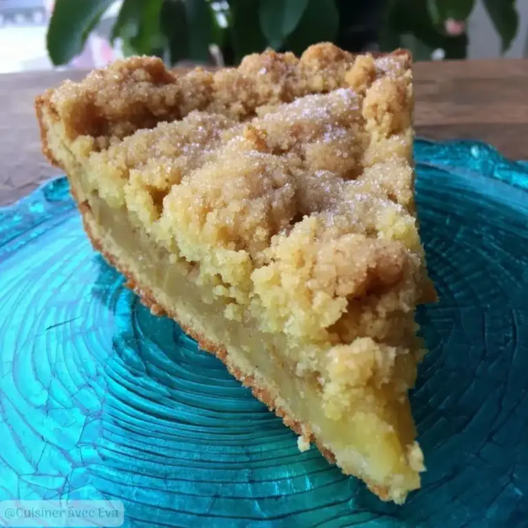 Gâteau rhubarbe streusel : la recette croustillante et fondante –