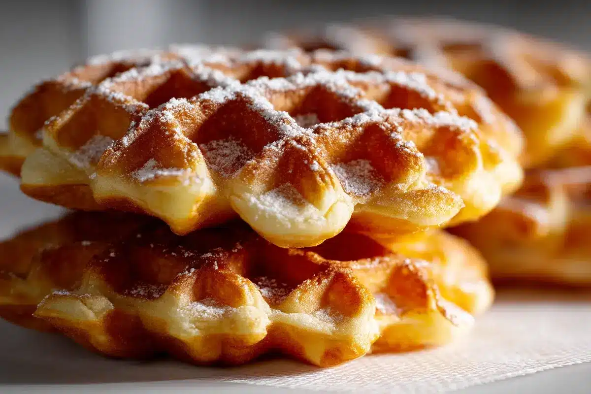 Gaufre Brioche : Le mariage parfait entre moelleux et croustillant 2 gaufre briochée