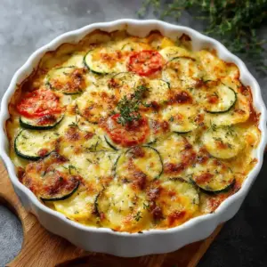Gratin Facile Courgettes Tomates
