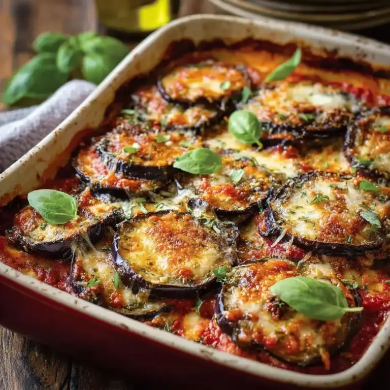 Gratin d’Aubergines à l’Italienne (Parmigiana)