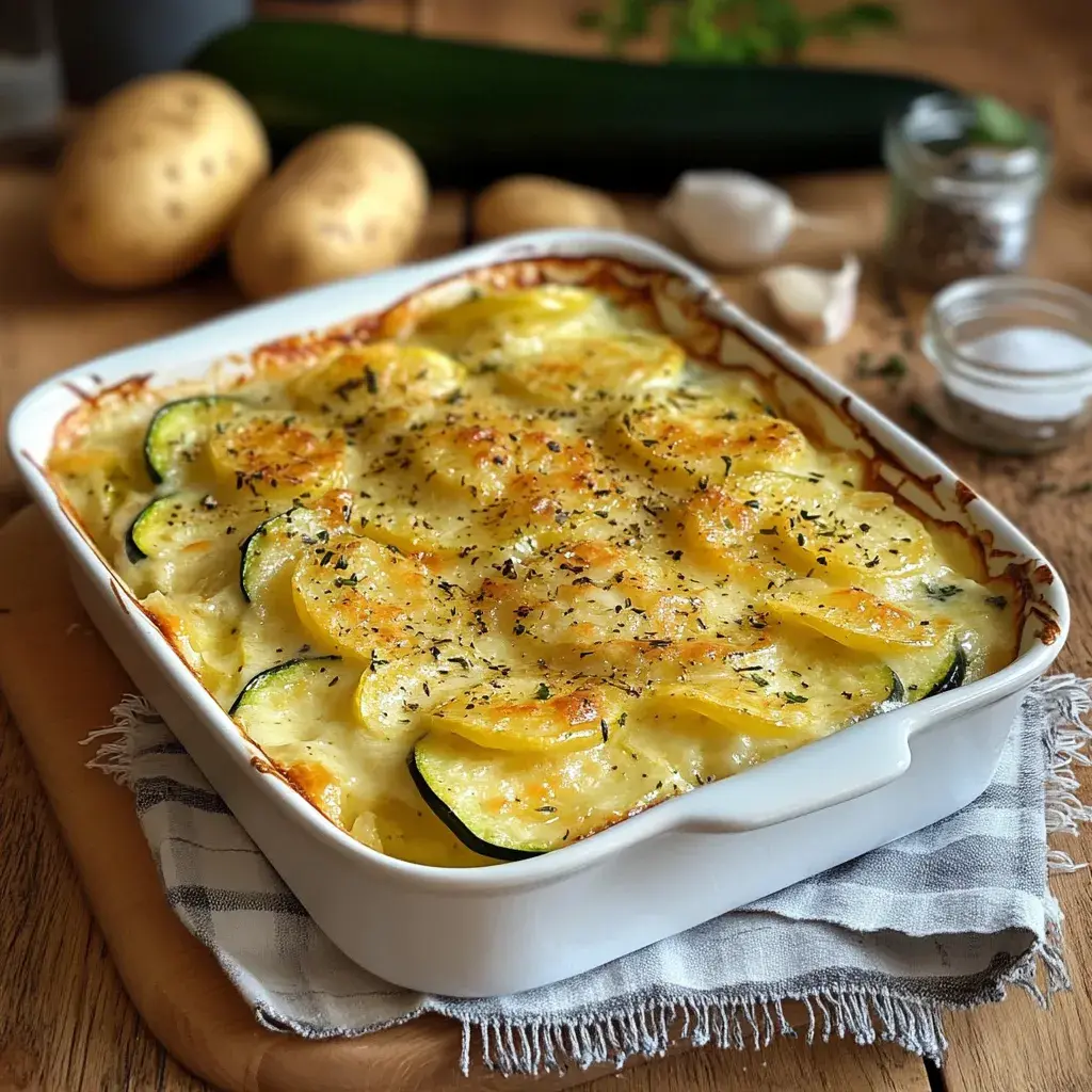 Gratin Dauphinois aux Courgettes Maison 2 gratin dauphinois aux courgettes