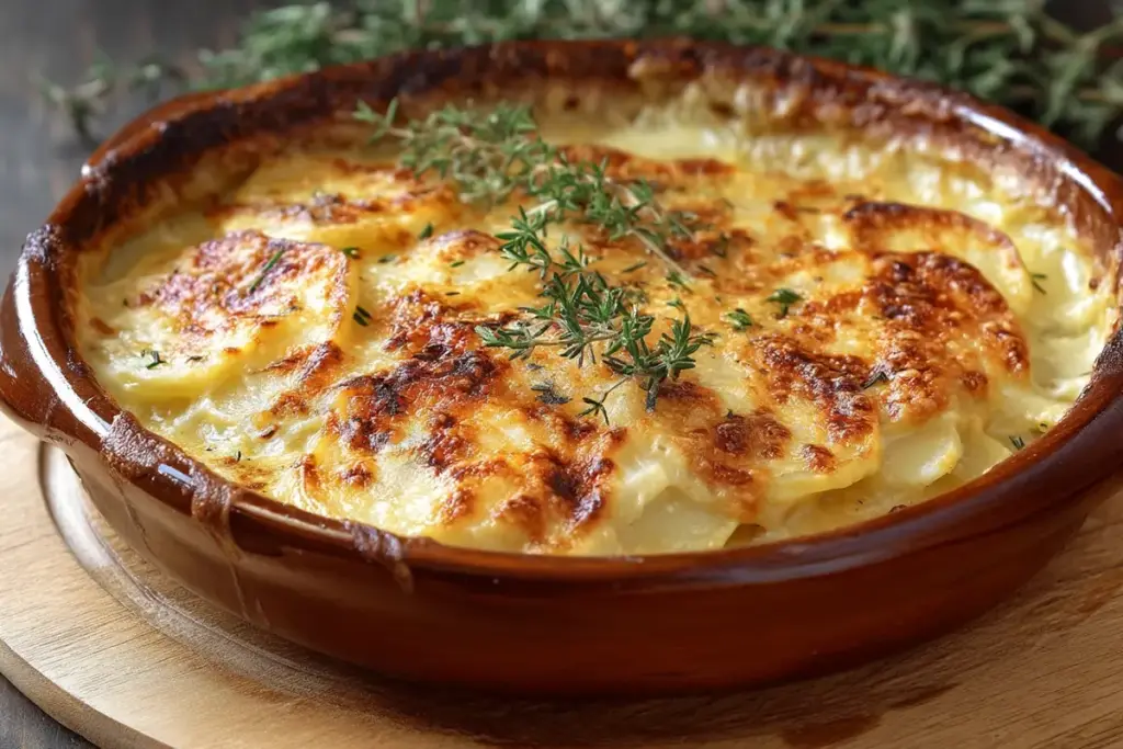 Gratin dauphinois onctueux : le secret d’un plat crémeux et réconfortant