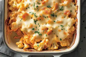 Gratin de poulet et chou-fleur Buffalo