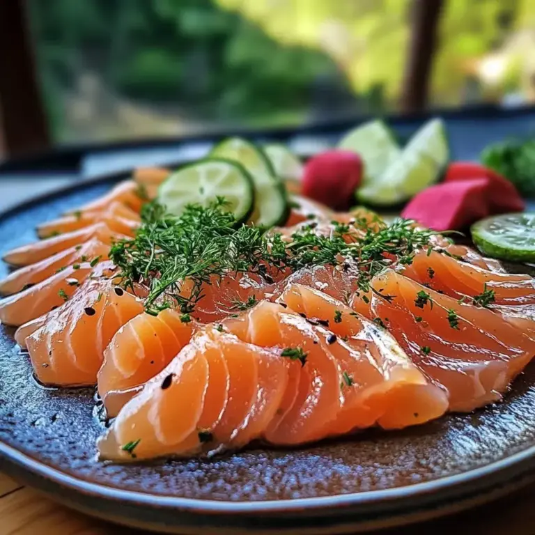Gravlax de Saumon Maison : Une Recette Facile et Savoureuse