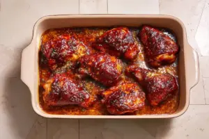 Hauts de Cuisses de Poulet au Four à l’Asiatique