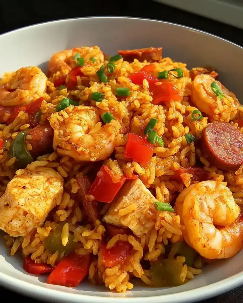 Jambalaya Poulet Crevette Chicken Chorizo