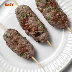 Keftas d’Agneau et Aubergines Grillées à l’Airfryer Ninja