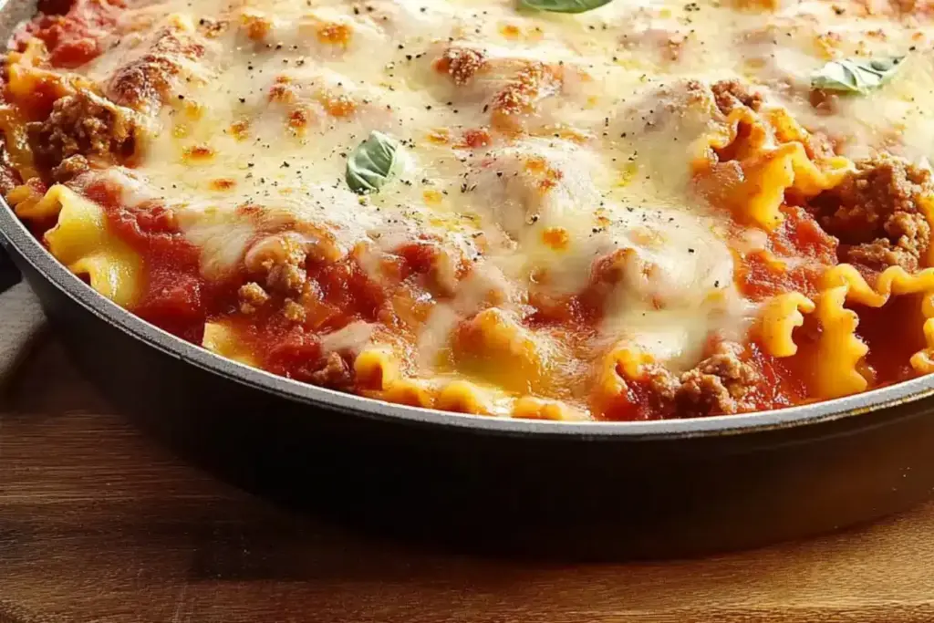 Lasagne rapide à la poêle