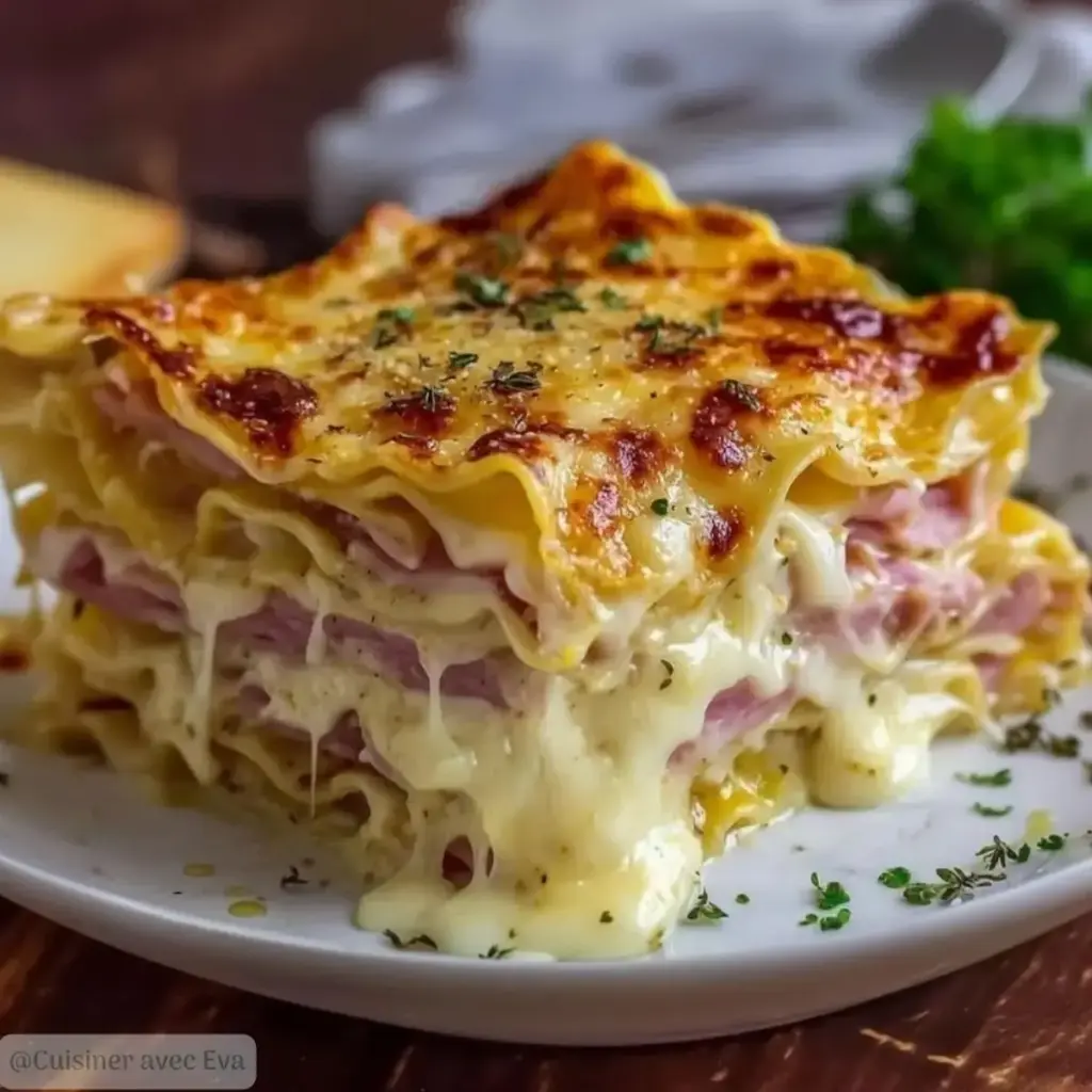 Lasagnes au Jambon et Fromage : Un plat irrésistible ! –
