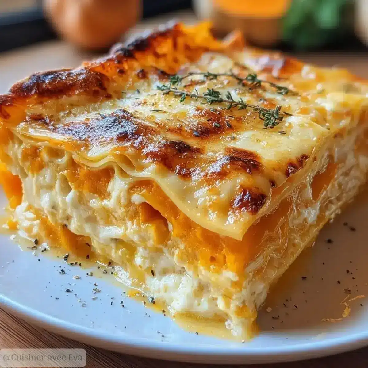 Lasagnes Courge Butternut et Chèvre : Un Plat Réconfortant et Savoureux - 2 lasagnes courge butternut chèvre