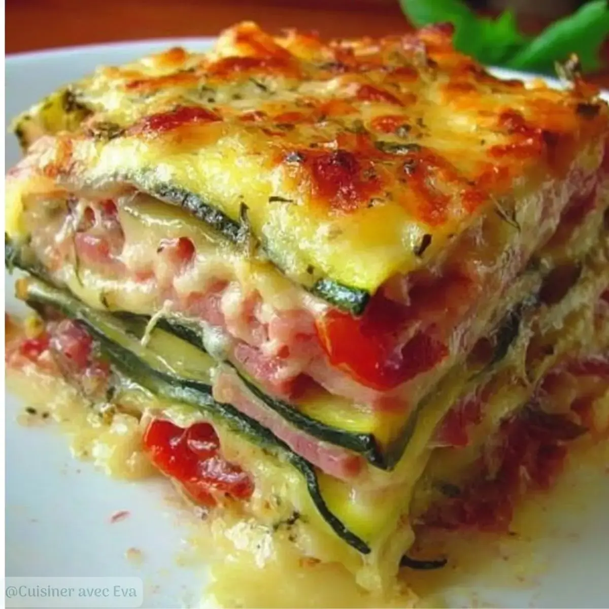 lasagnesdecourgettesaujambonettomates