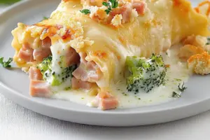 Lasagnes Roulées au Jambon et Brocoli