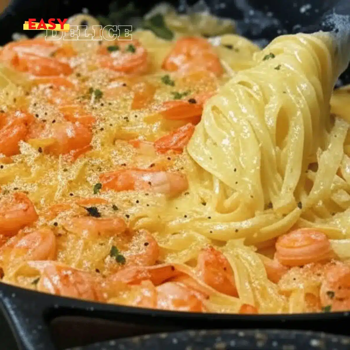 Linguines aux Crevettes : L’Élégance de la Mer dans Votre Assiette 2 linguines crevettes citron ail