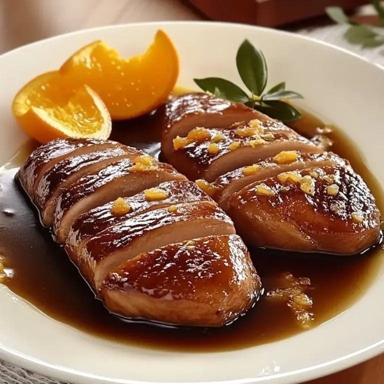 Magret de Canard à l’Orange: Saveur Sucrée-Salée Exquise