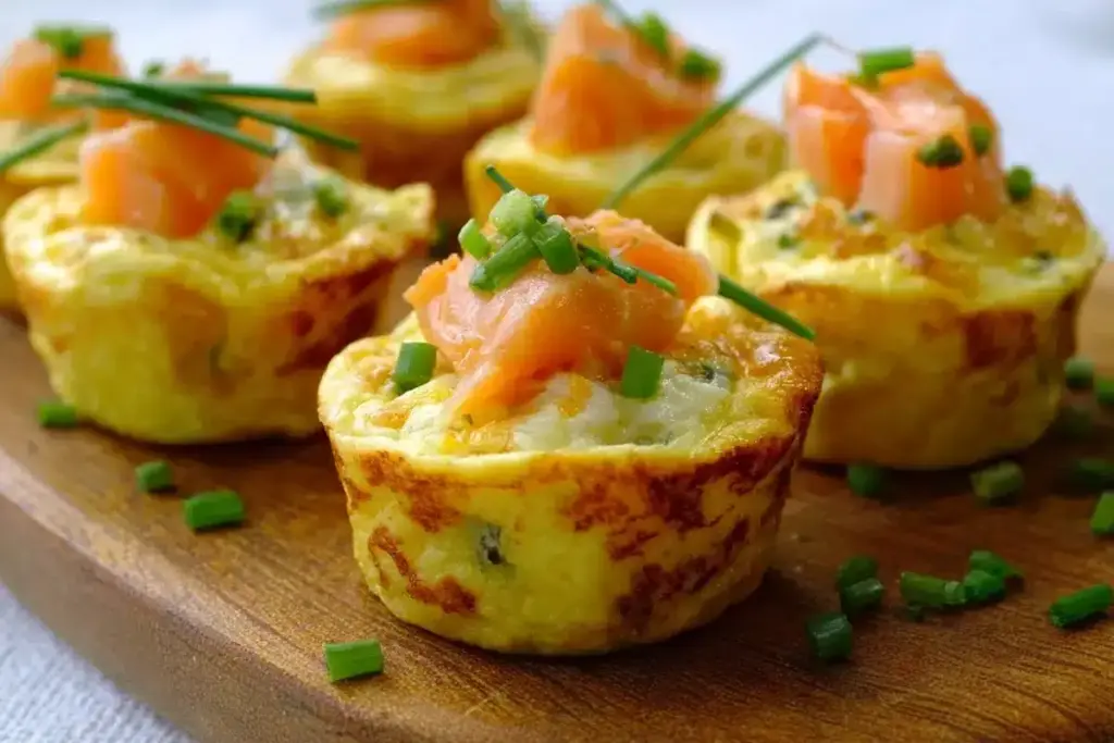 Mini-cakes poireaux saumon : la recette apéritive chic et facile à partager