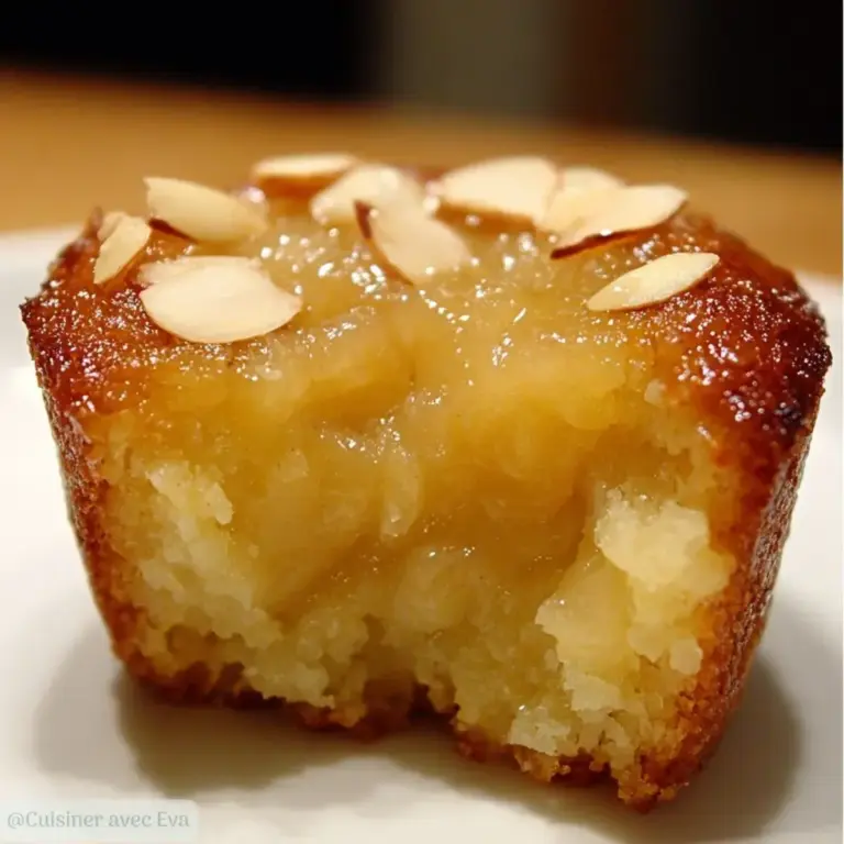 Moelleux aux amandes et compote de pommes –