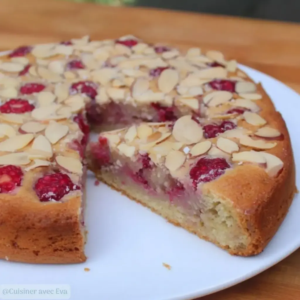 Moelleux aux amandes et framboises : la recette fondante et irrésistible –