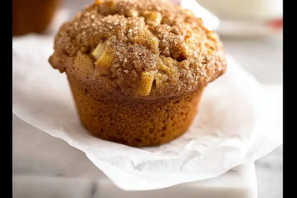 Muffins aux pommes et cassonade