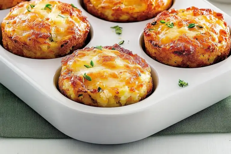 Muffins de chou-fleur au fromage