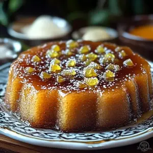 Namoura Libanaise : Gâteau de Semoule Moelleux au Sirop Citronné