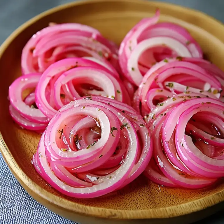 Oignons Rouges Marinés : La Recette Ultra Facile et Délicieuse