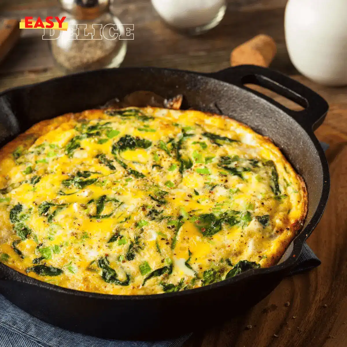 Omelette aux Épinards : Recette Parfaite pour un Repas Léger et Nutritif 2 omelette aux épinards