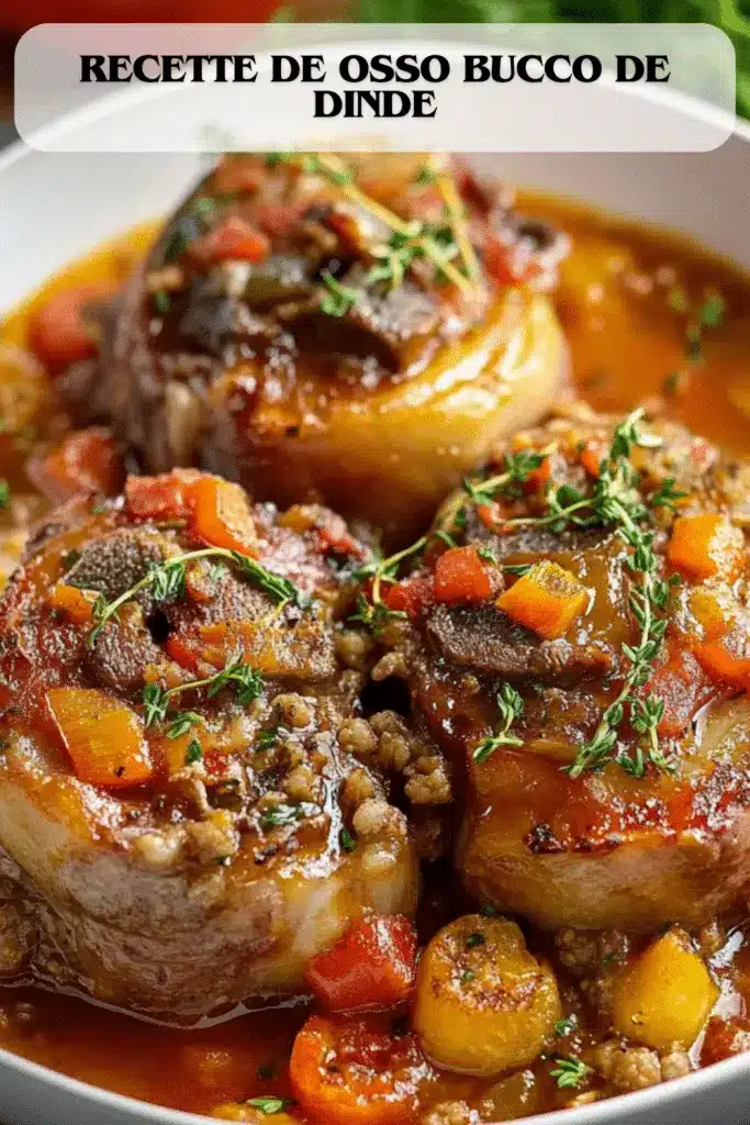 Recette de Osso bucco de dinde