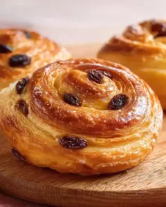 Pain aux Raisins Maison Facile
