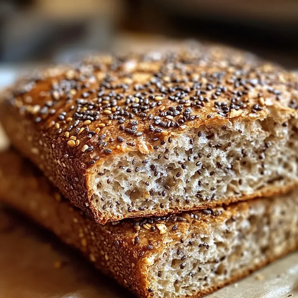 Pain à l’Avoine et aux Graines de Chia Sans Gluten
