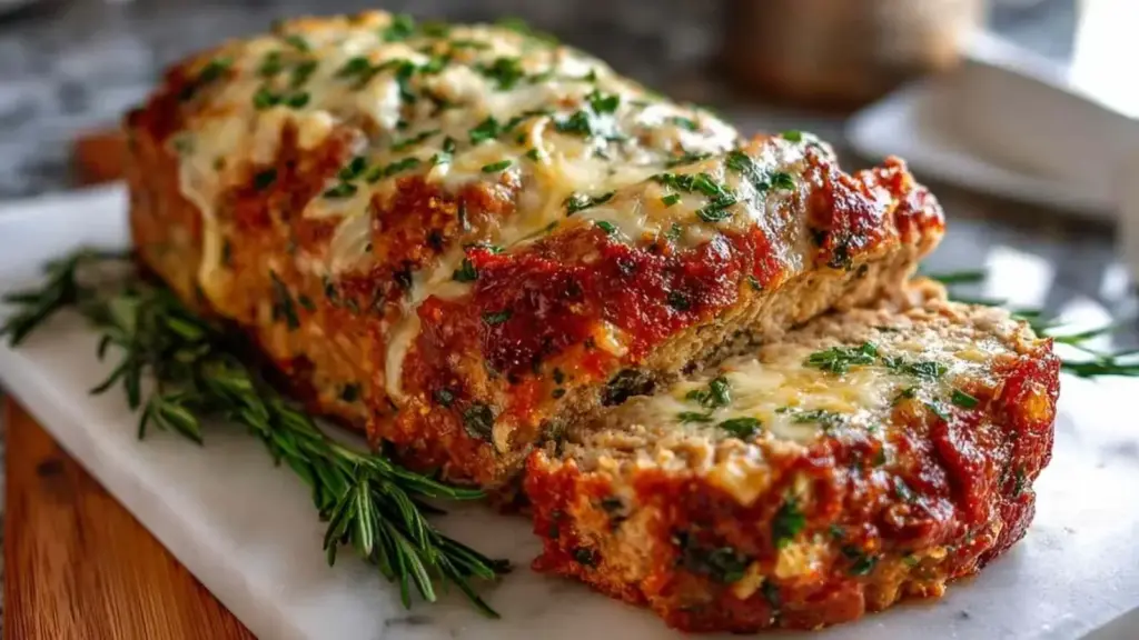Pain de Viande Poulet Ail Parmesan : Recette Facile Riche en Protéines
