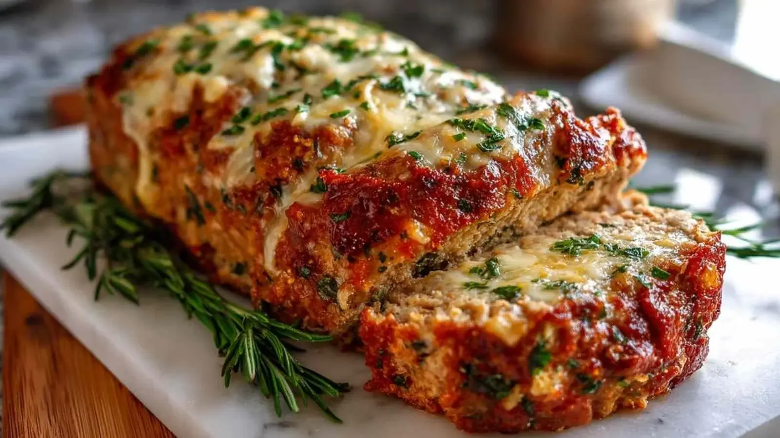 Pain de Viande Poulet Ail Parmesan : Recette Facile Riche en Protéines 2 pain de viande poulet ail parmesan