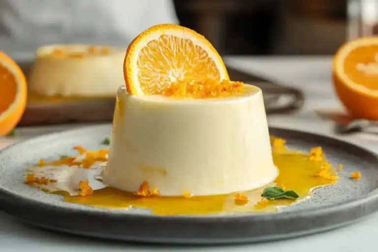 Panna cotta à l’orange