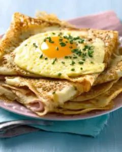 Pâte à Crêpes Salée Facile et Moelleuse