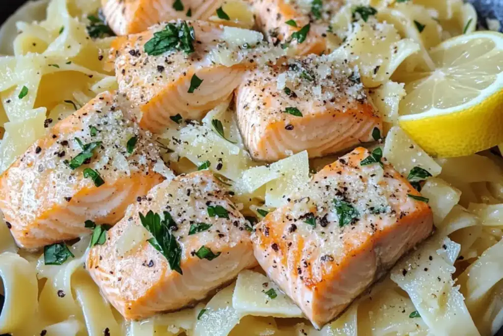 Pâtes au saumon
