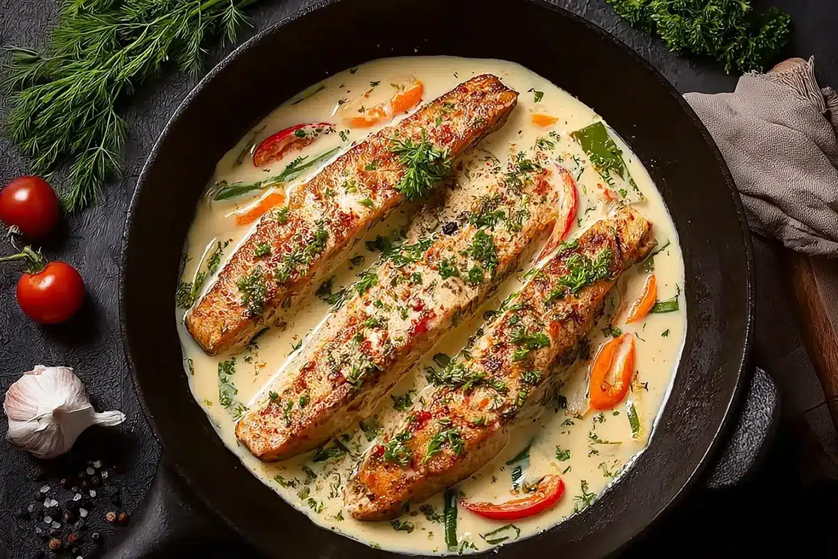 Pavé de saumon à la crème : une recette festive et facile pour briller sans stress 2 pavé de saumon à la crème