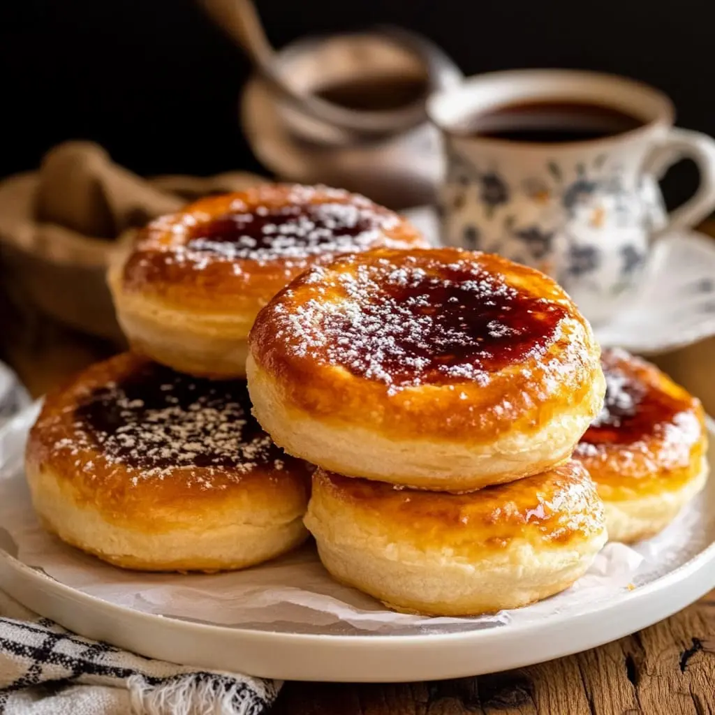 Petits Pains au Flan 2 petits pains au flan