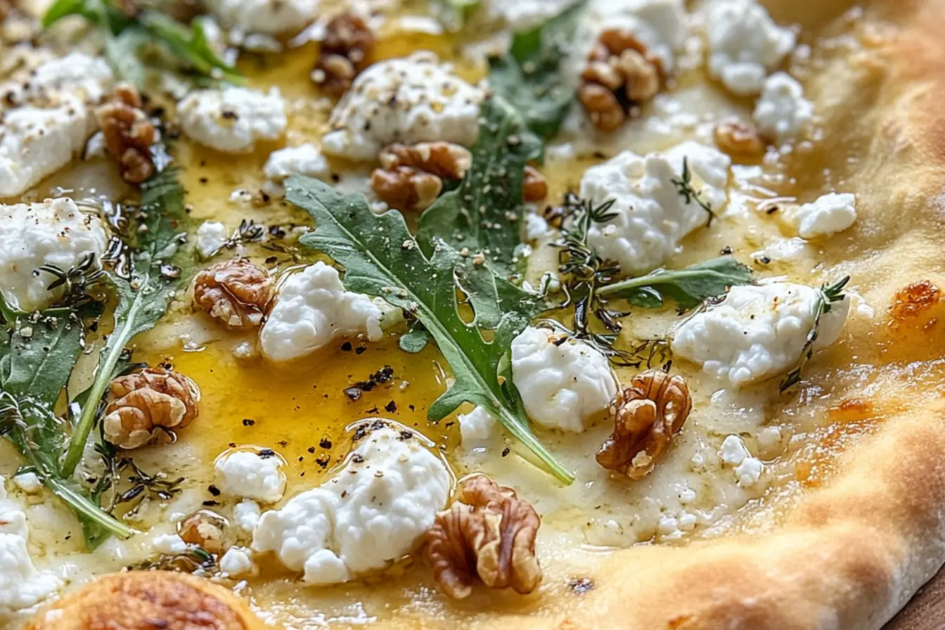pizzachevremielrecette