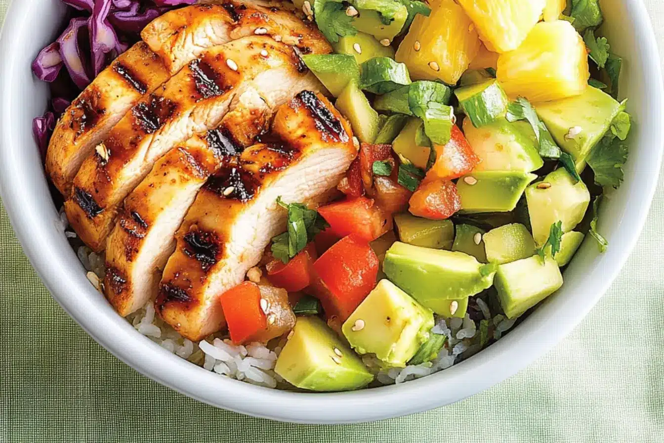 pokebowlpouletbarbecuehawaien