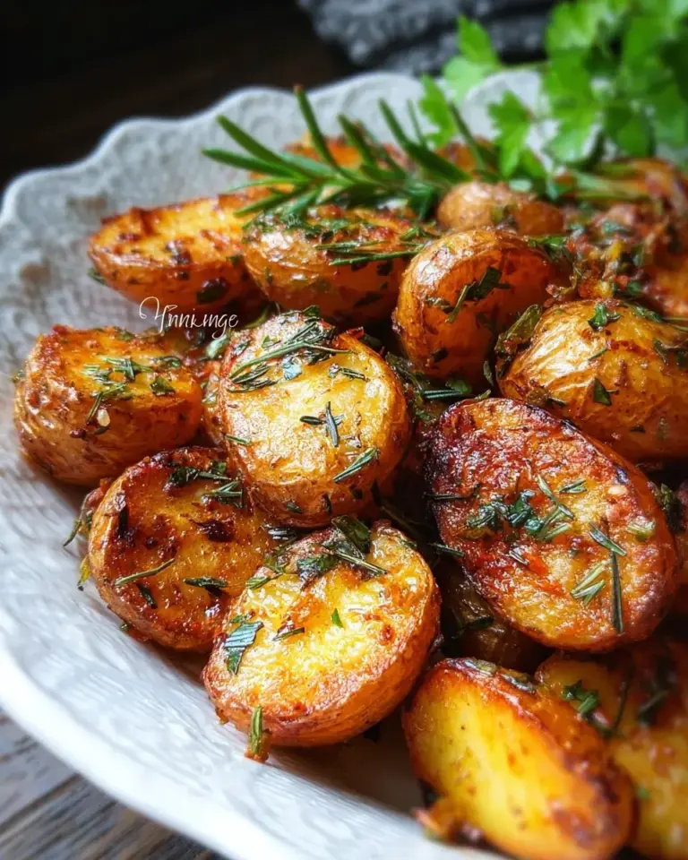 Pommes de terre grenailles au four croustillantes et savoureuses