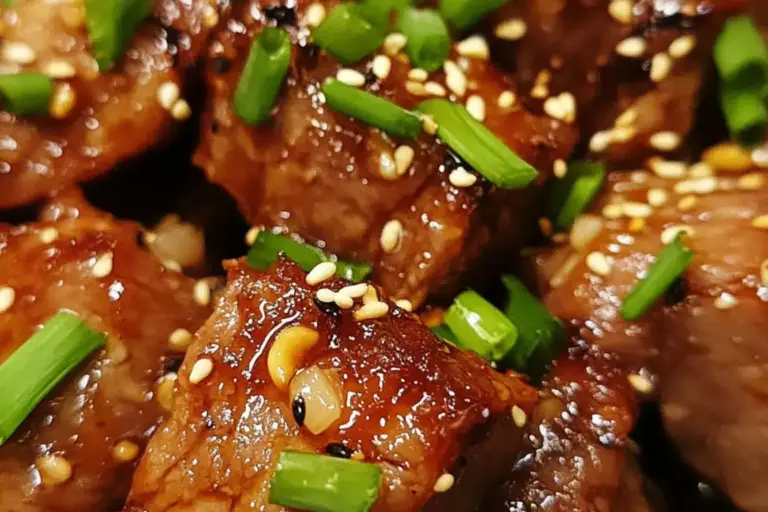 Porc mariné à l’asiatique