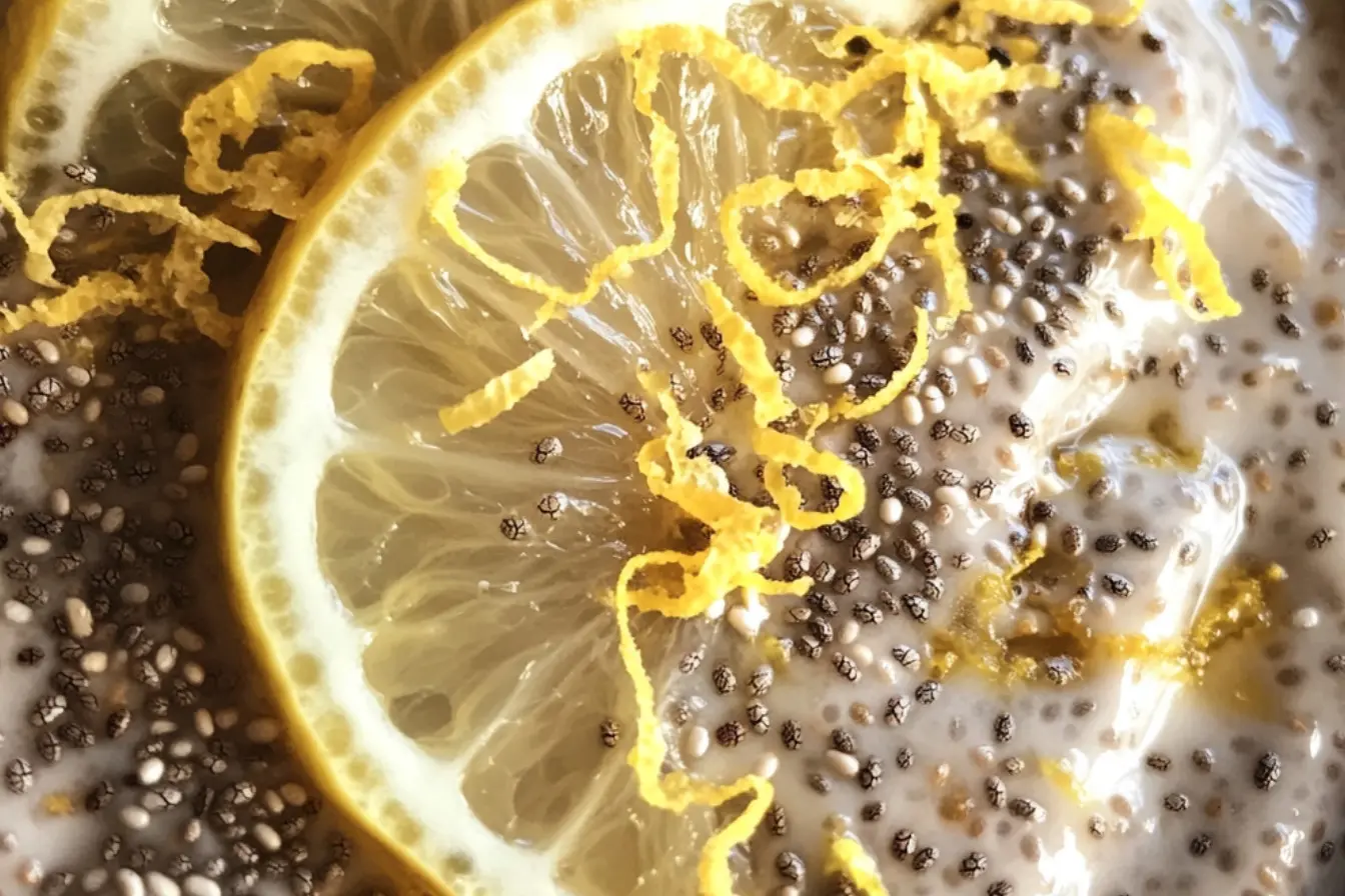 Pouding de chia citronné 2 pouding de chia citronné