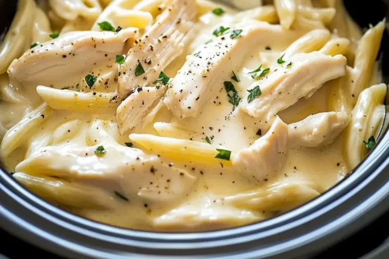 Poulet Alfredo à la mijoteuse