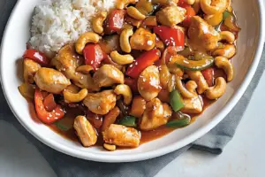 Poulet aux Noix de Cajou à la Mijoteuse