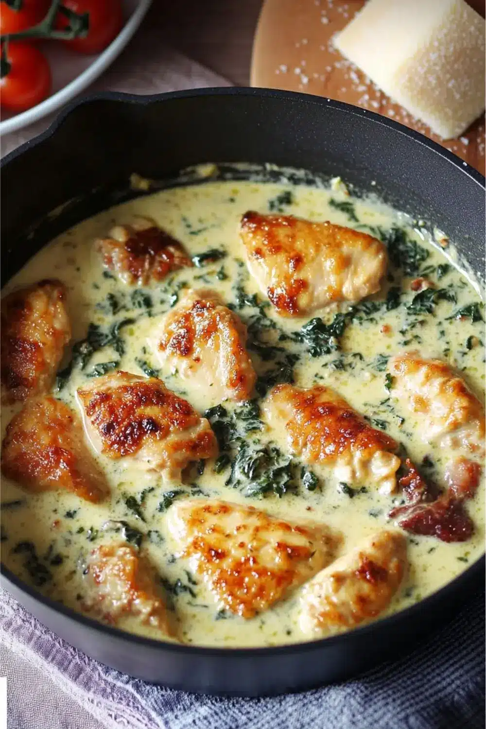 Poulet Crémeux Au Parmesan 2 poulet crémeux au parmesan