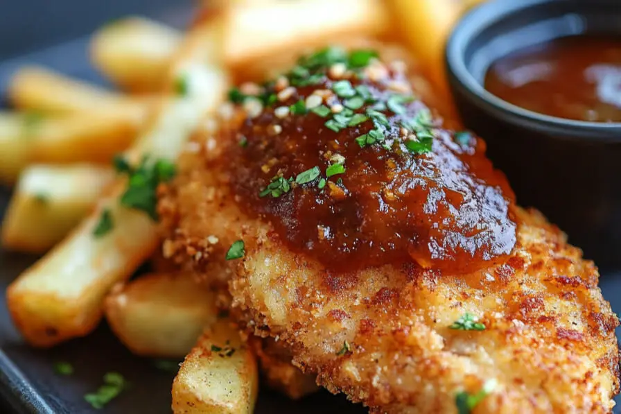 Poulet Frit Doré et Croustillant