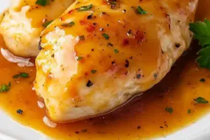 Poulet au miel et à la moutarde au four